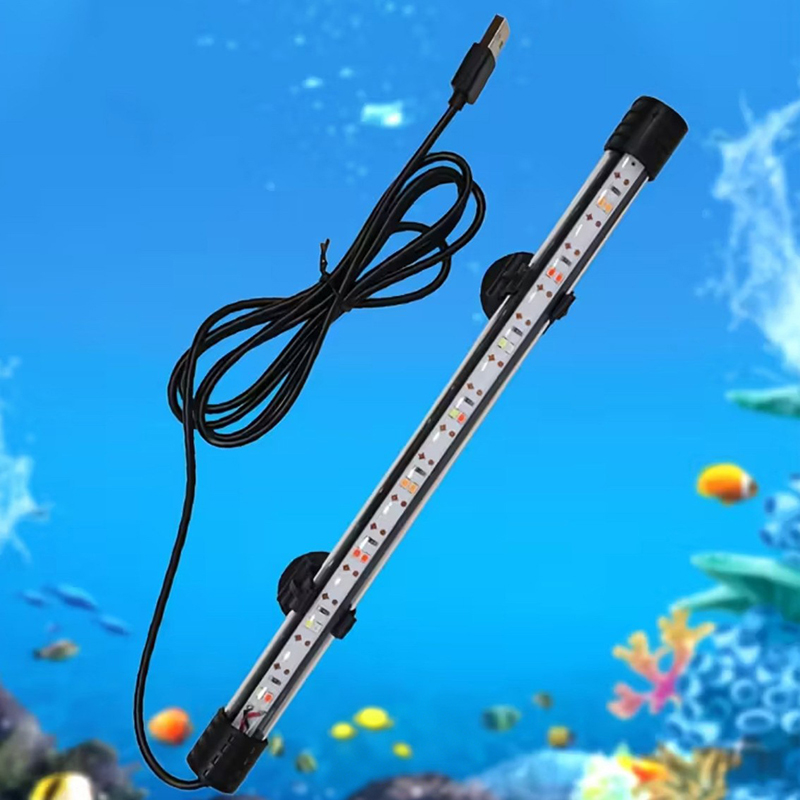 Aquarium Plant Display - 17-47CM enchufe USB luz LED para