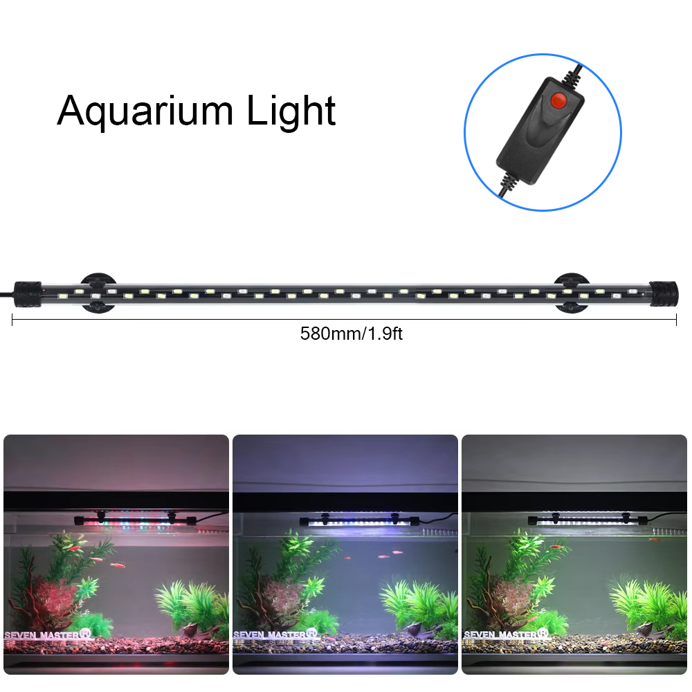 Aquarium Plant Display - Luz LED para acuario de 58CM,