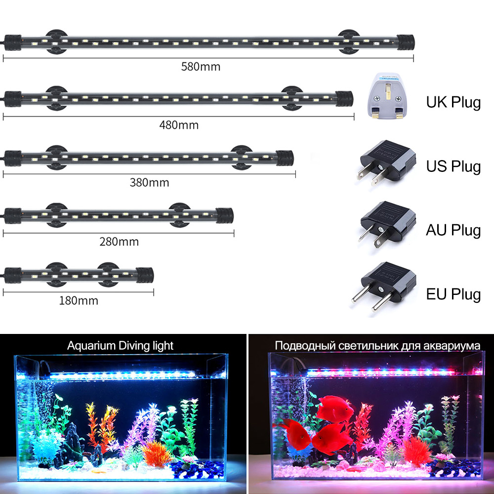 Aquarium Plant Display - Luz LED para acuario de 90-260V,