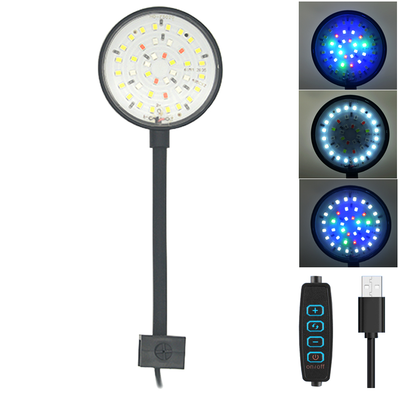 Lámpara LED USB para acuario,  - Aquarium Plant Display reseña y precio