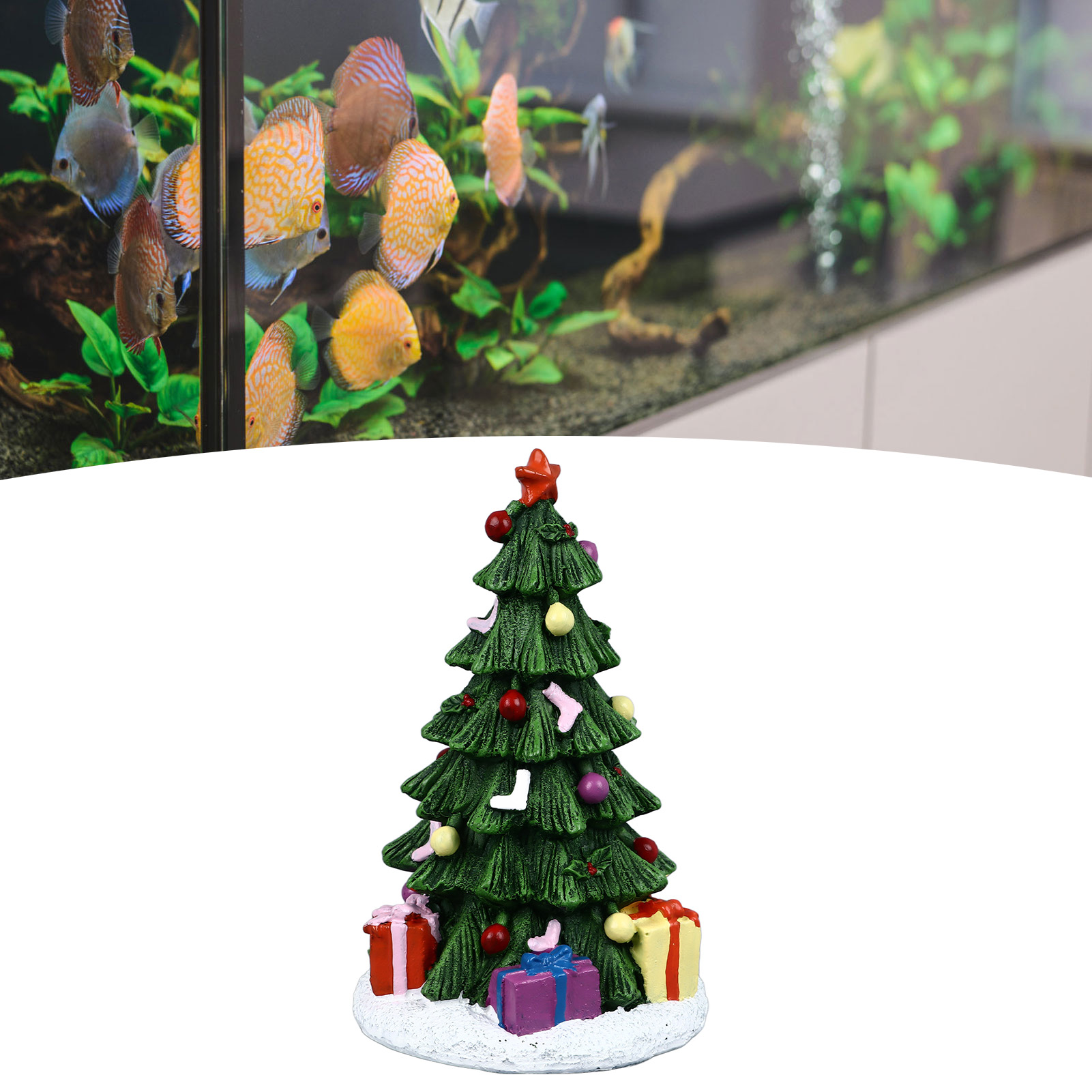 ZK20 Christmas Fish Tank Ornam - Aquarium Planted Wood reseña y precio