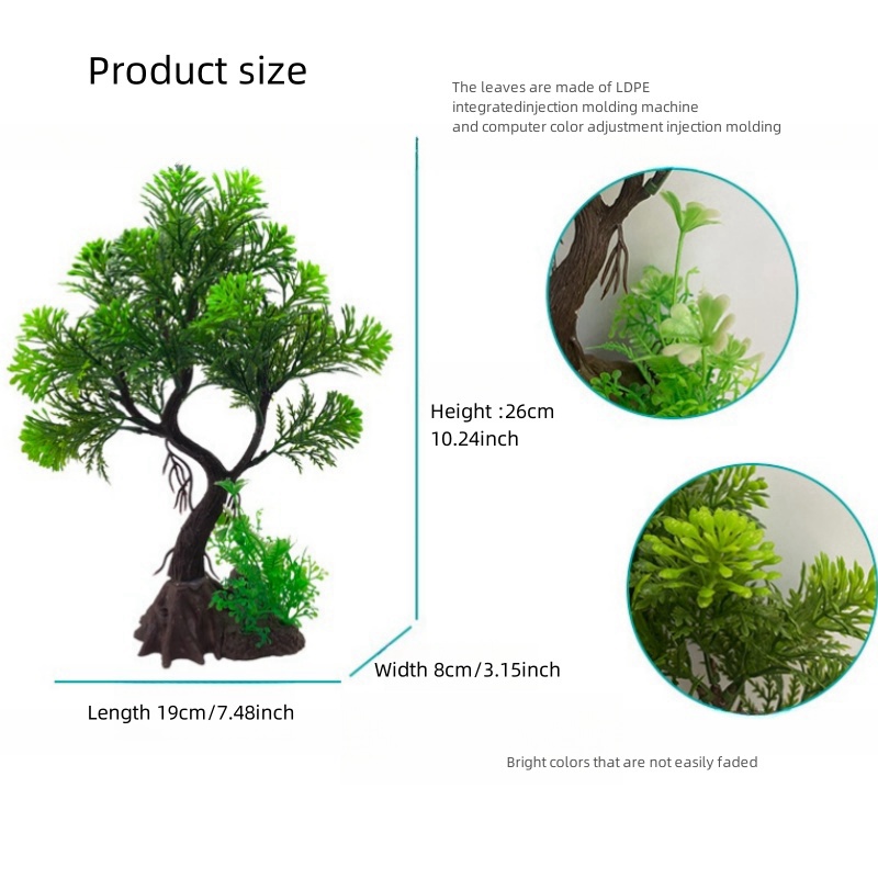 Decoración Artificial para Acu - Aquarium Planted Wood reseña y precio