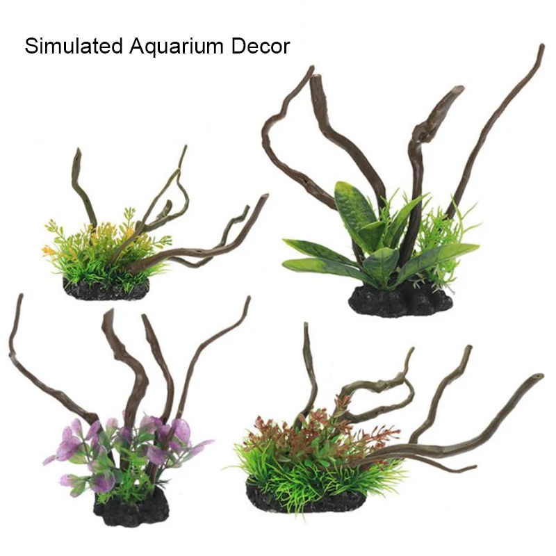 Decoraciones de peces de acuar - Aquarium Planted Wood reseña y precio