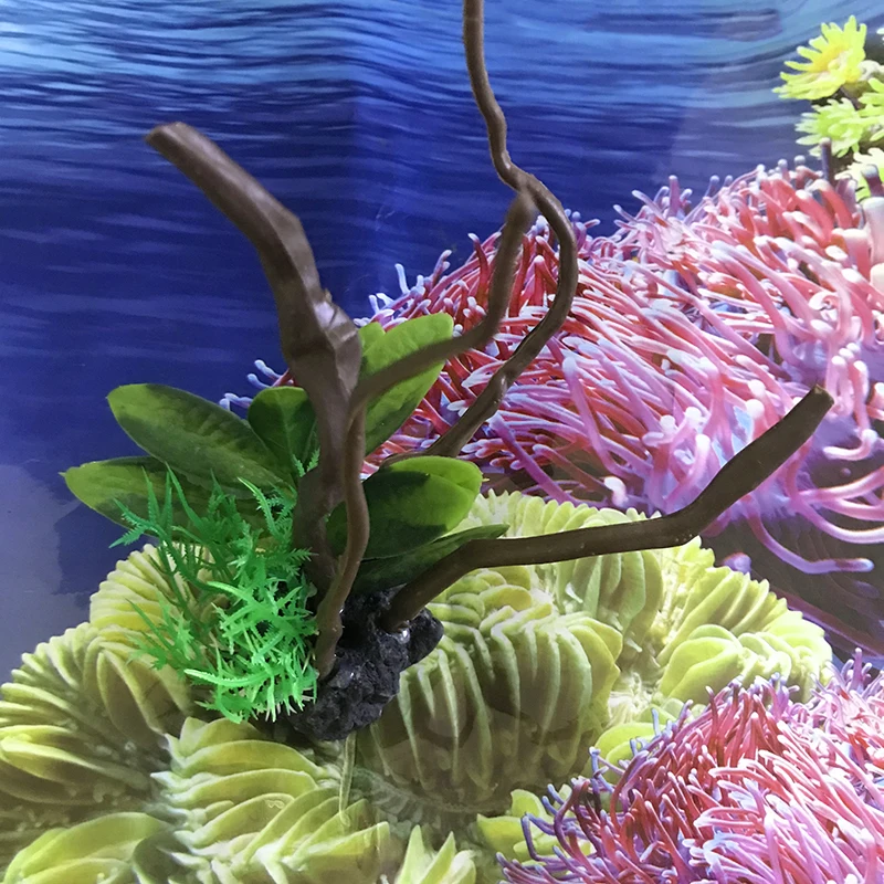 Decoraciones de peces de acuar - Aquarium Planted Wood reseña y precio