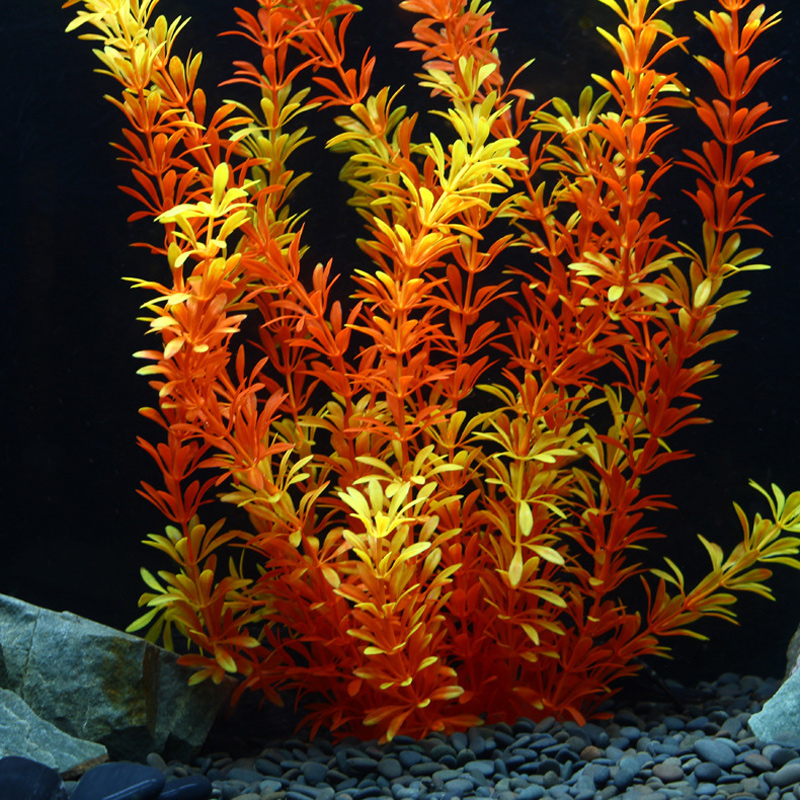 Plantas Tropicales Artificiale - Aquarium Plant Display reseña y precio