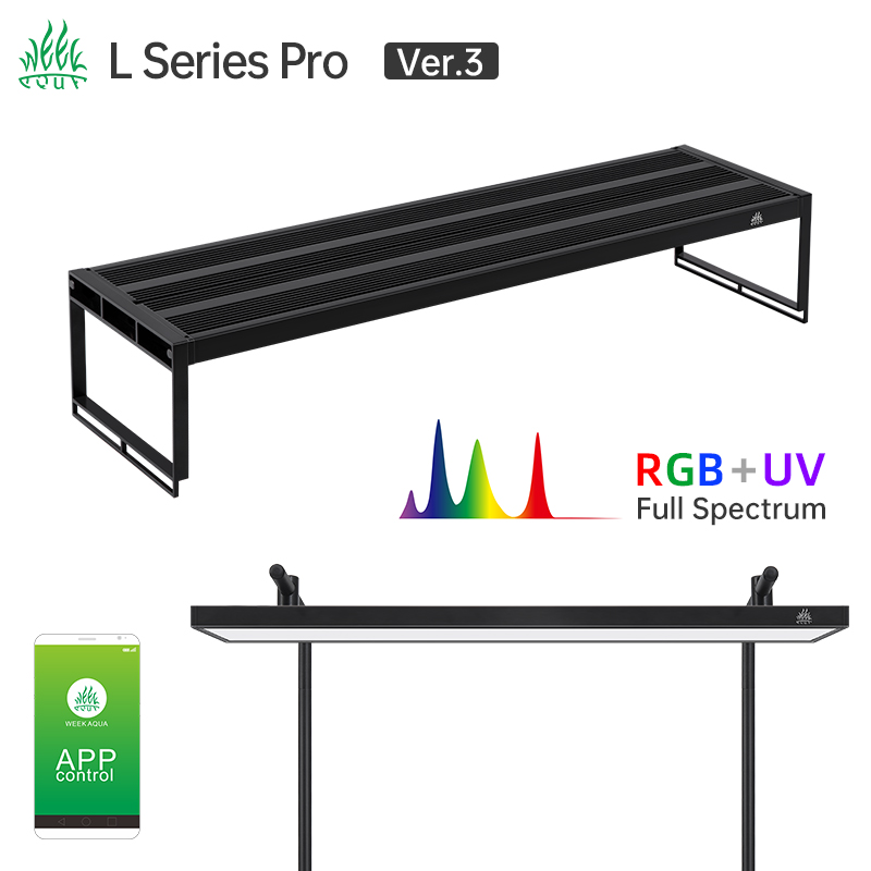 WEEK AQUA Serie L Control de a - Aquarium Plant Display reseña y precio