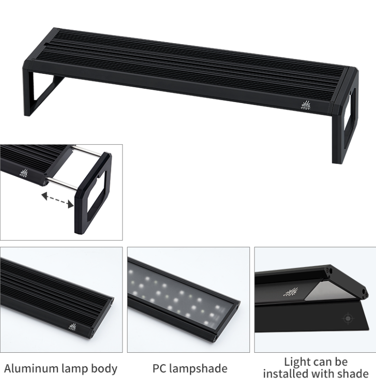 Lámpara LED RGB UV para Acuari - Aquarium Plant Display reseña y precio
