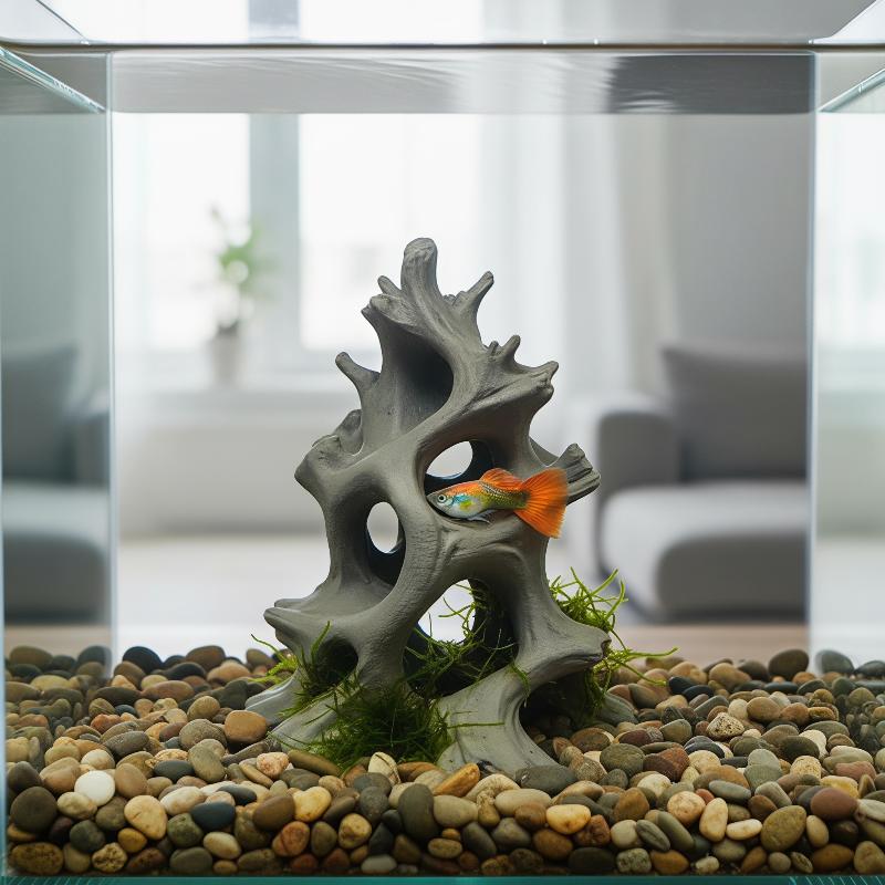 Adorno de cueva para peces de  - Aquarium Planted Wood reseña y precio