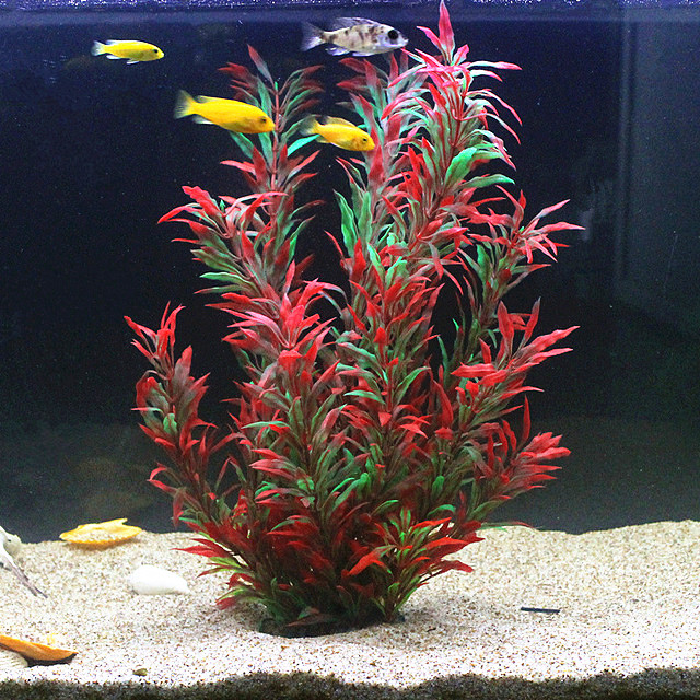 Plantas Artificiales para Acua - Aquarium Plant Display reseña y precio