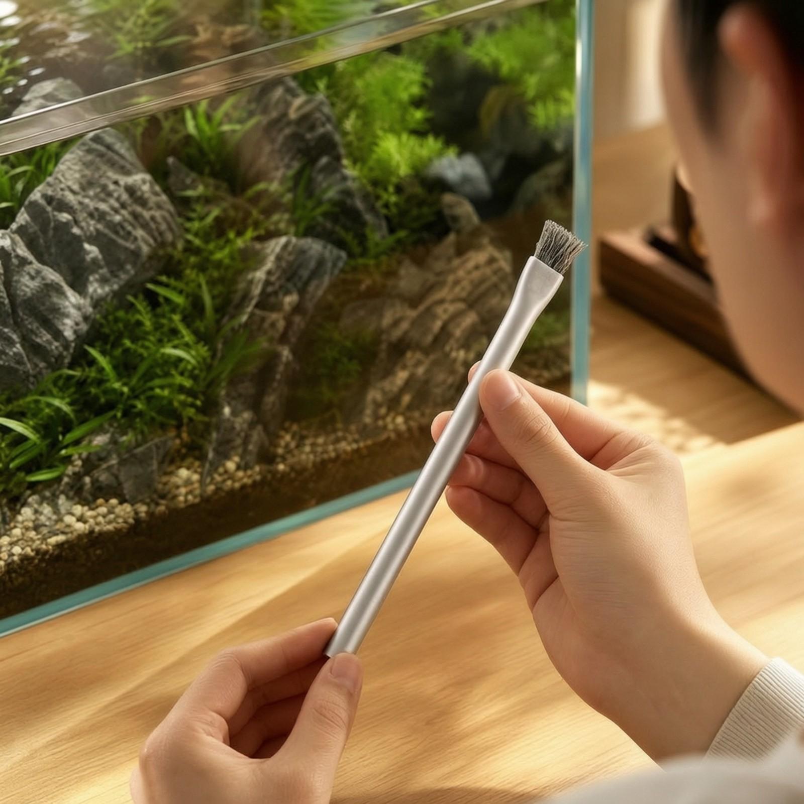 Cepillo limpiador de algas par - Planted Aquarium With Driftwood reseña y precio