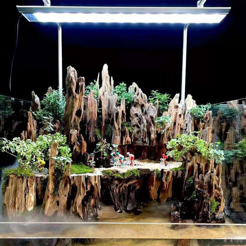 △   Decoración de acuario de m - Aquarium Planted Wood reseña y precio